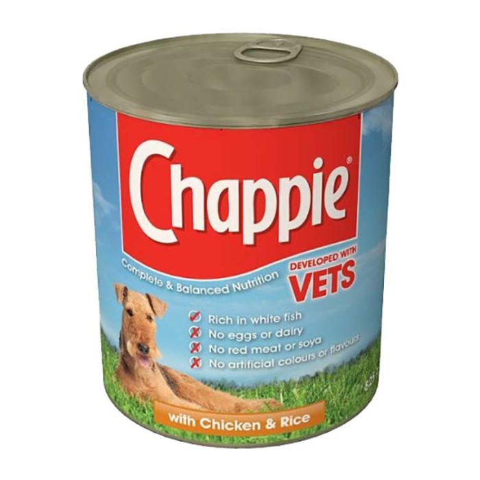 Chappie Chicken And Rice 825g