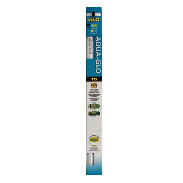 Aqua-GLO T5 Fluorescent Aquarium Bulb 8W 30cm, 12in