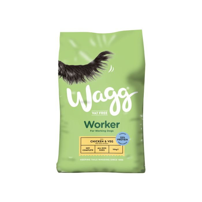 Wagg Complete Worker Dog Food with Chicken & Veg 16kg