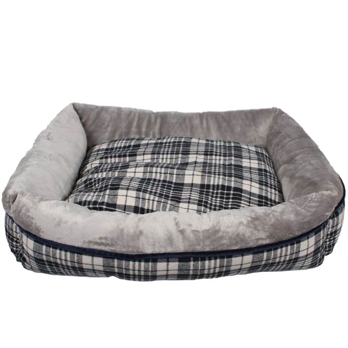 Dream Paws Check Pet Sofa Bed Small