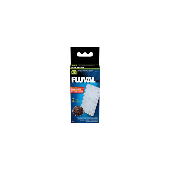 Fluval U2 Filter Media Poly/Clearmax Cartridge 2 pack