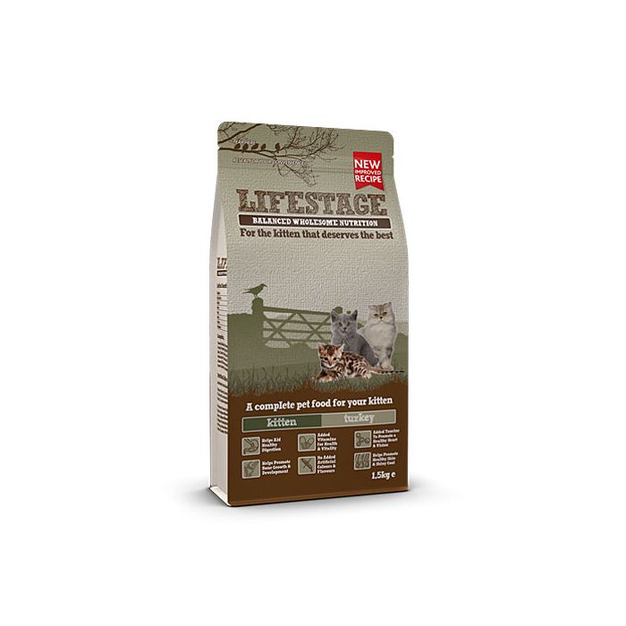 Jollyes Lifestage Kitten Turkey 1.5kg