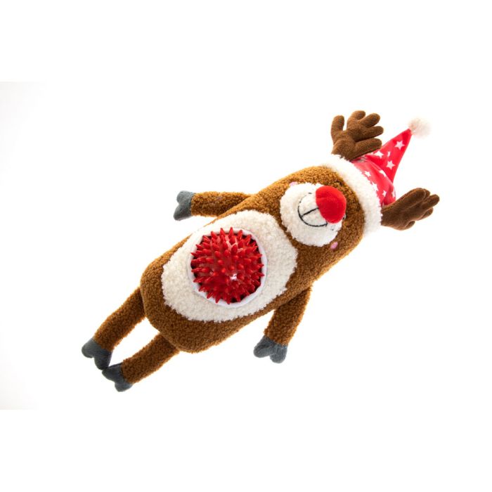 Rufus & Rosie Reindeer Spiky Ball Toy