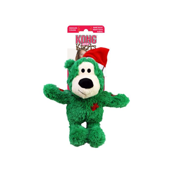 KONG Holiday Wild Knots Bear Assorted Small/Medium