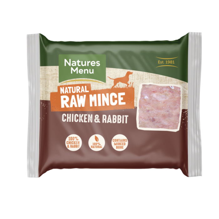Natures Menu Chicken And Rabbit Raw Dog Food