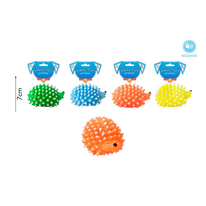 Smart Choice Squeaky Headgehog Dog Toy