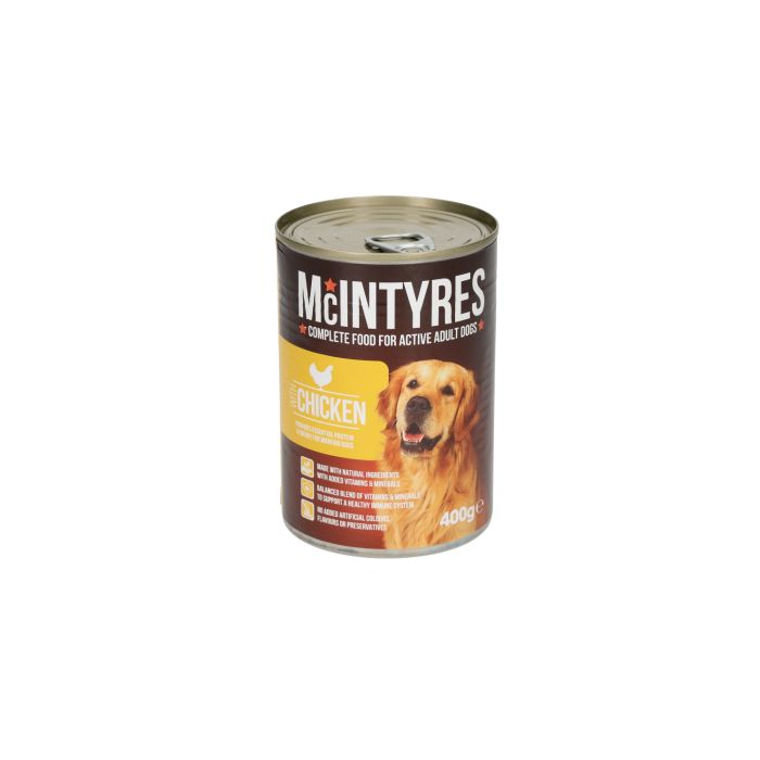 Mcintyres Chicken Wet Dog Food Can, 400g