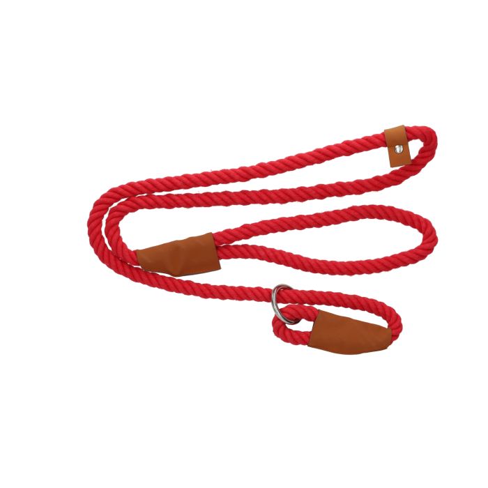 Rufus & Rosie Red Rope Long Slip Dog Lead 150cm
