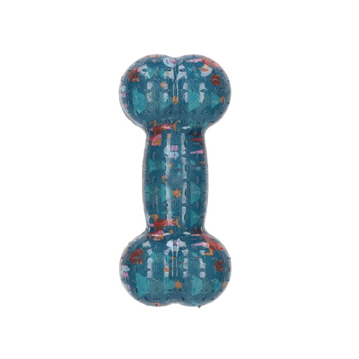 Rufus & Rosie Christmas Dog Rubber Bone Toy