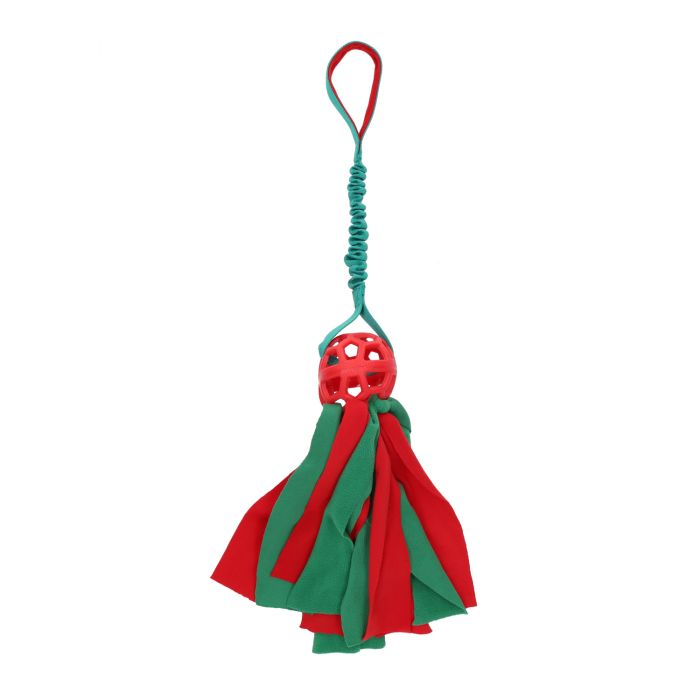 Rufus & Rosie Bungee Tassel Dog Ball Noodle Toy