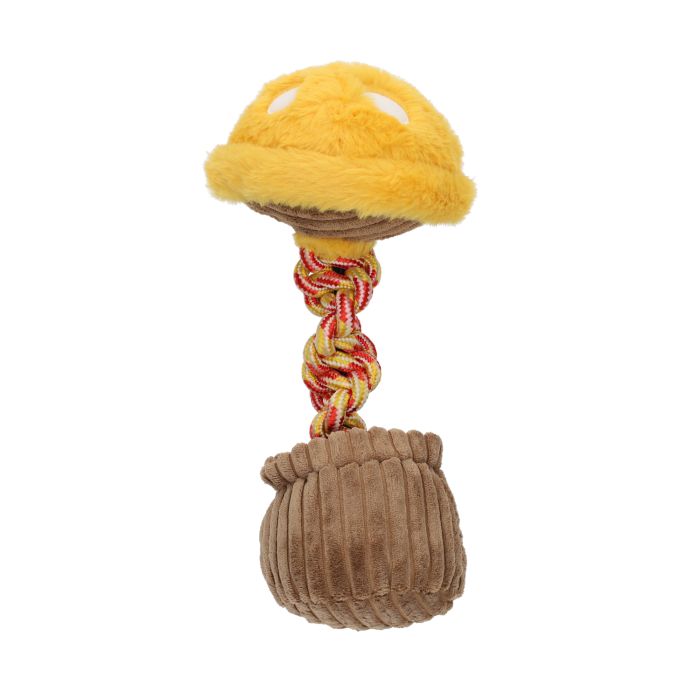 Rufus & Rosie P@P Mushroom Plush Dog Toy