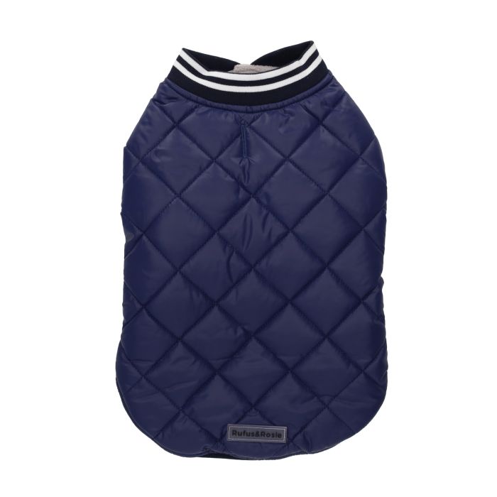 Rufus & Rosie Navy Quilted Sports Dog Jacket