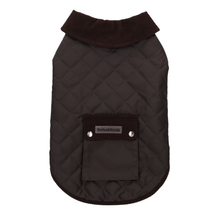 Rufus & Rosie Wax Style Reflective Dog Jacket