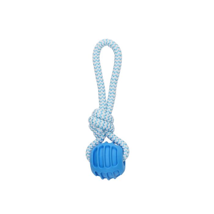 Rufus & Rosie Puppy Rubber & Rope Tug Toy