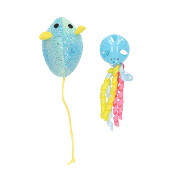Rufus & Rosie Catnip Mouse & Ball Cat Toy