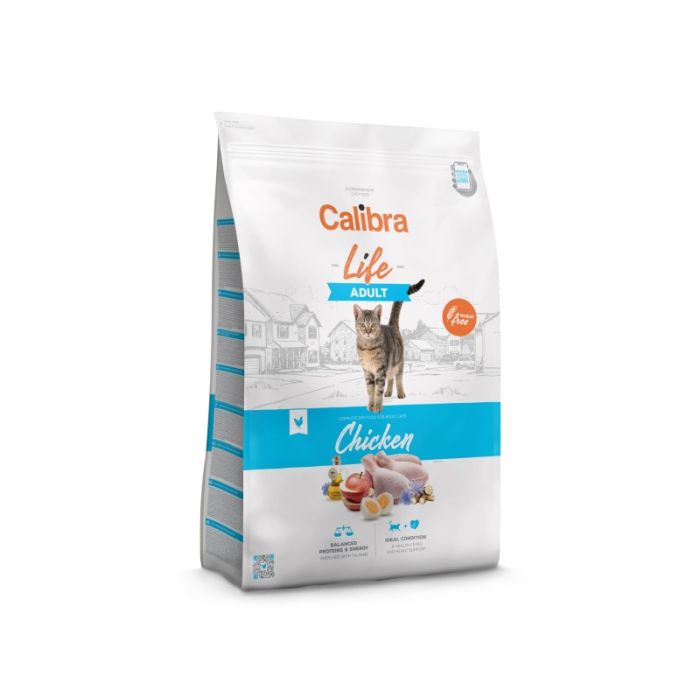 Calibra Cat Life Adult Chicken Dry Cat Food 1.5kg