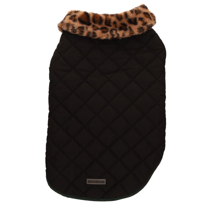 Rufus & Rosie Country Jacket Black Leopard M