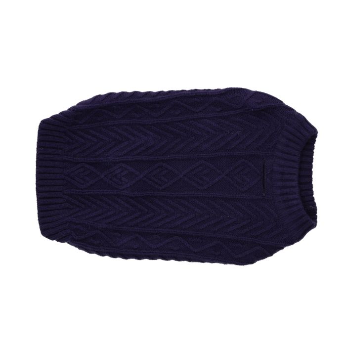 Rufus & Rosie Sleeveless Dog Jumper Navy S+