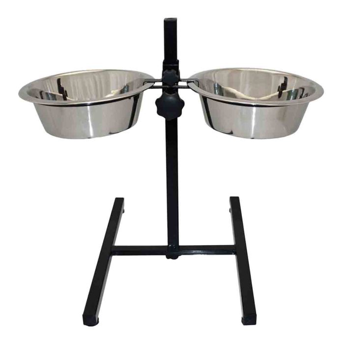 Happy Pet Adjustable Double Diner Dog Bowls
