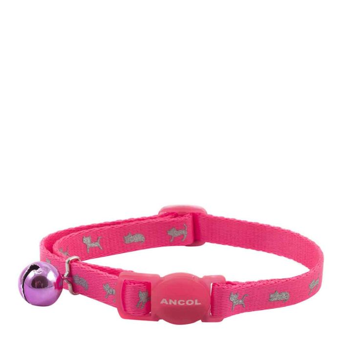 Ancol Hi-Vis Safety Kit Collar Pink