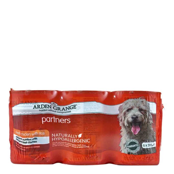 Arden Grange Fresh Chicken, Rice & Vegetables Can 6x395g