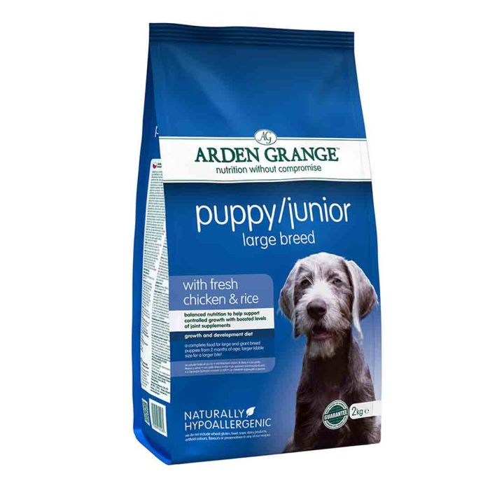Arden Grange Puppy/Junior Large Breed with Chicken & Rice 2kg