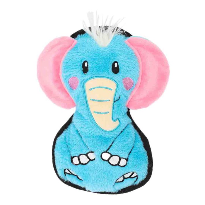 Rufus & Rosie Flatty Animal Plush Dog Toy