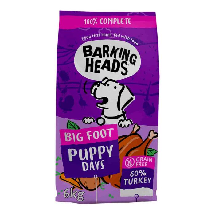 Barking Heads All Hounder Puppy Days Turkey Dry Puppy Food