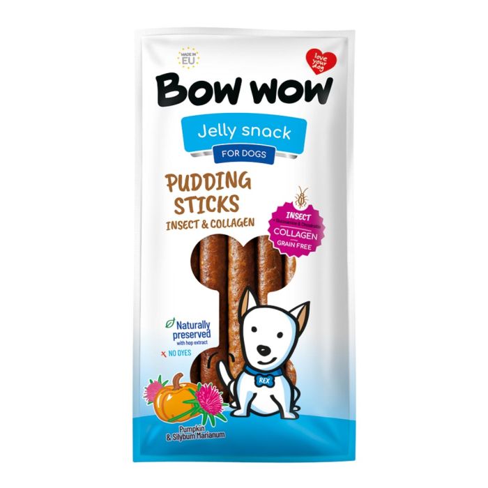 Bow Wow Bacon Pudding Sticks Dog Treats
