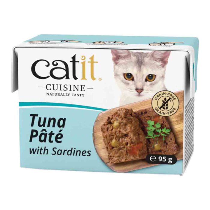 Catit Cuisine Tuna Pâté with Sardines Wet Cat Food 95g