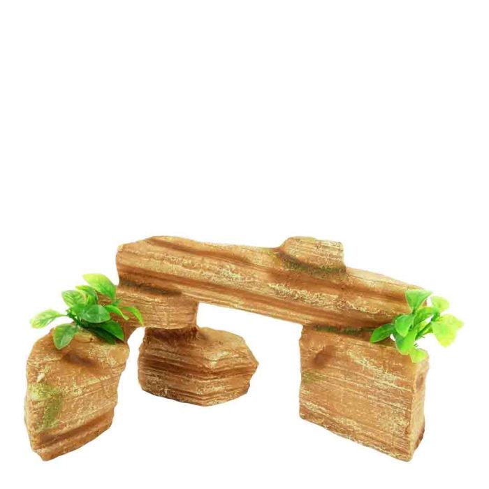 Aqua Dreams Stacked Stone Tank Ornament