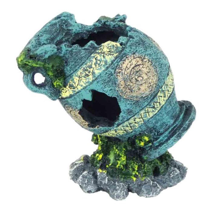 Aqua Dreams Roman Blue Vase Smashed