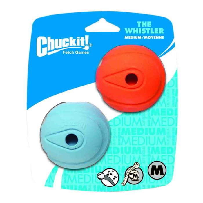Chuckit Whistler Ball Medium 2 Pack