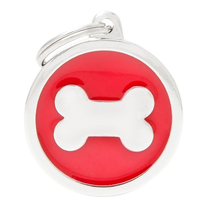 My Family Classic Big Circle Red with Bone
