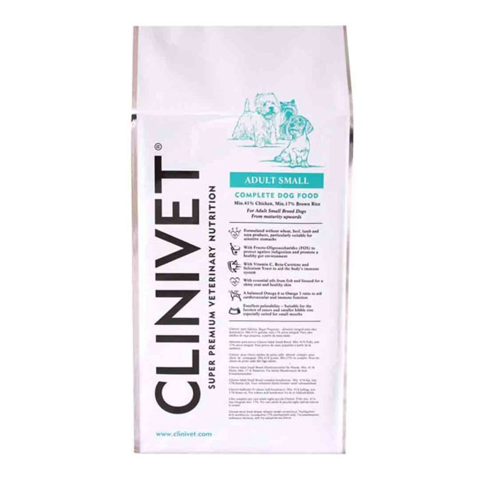 Clinivet Small Breed Dog Food 4kg