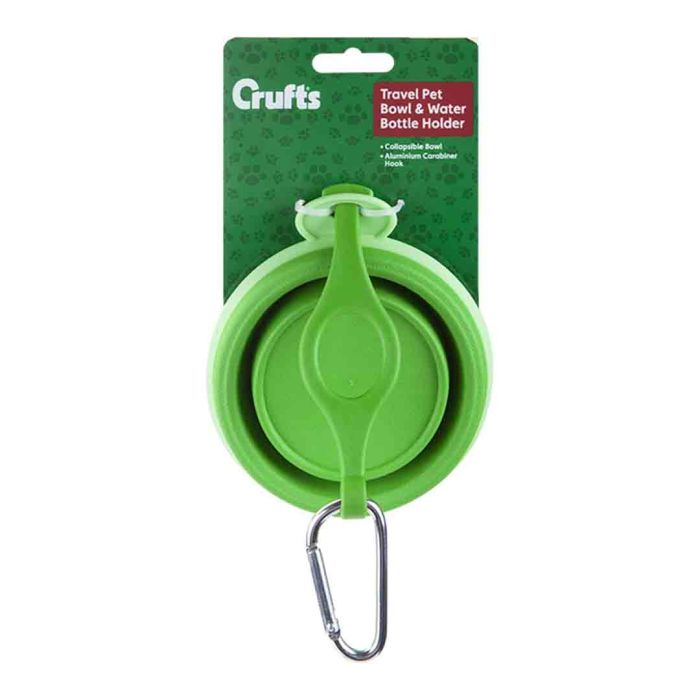 Crufts Travel Bowl Hook & Waterbottle