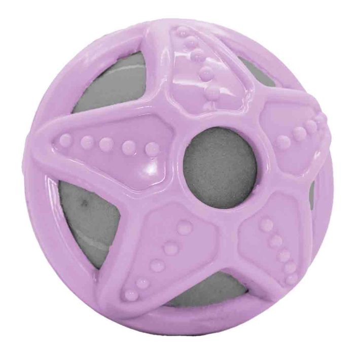 James & Steel Pastel Bounce & Squeak Dog Toy