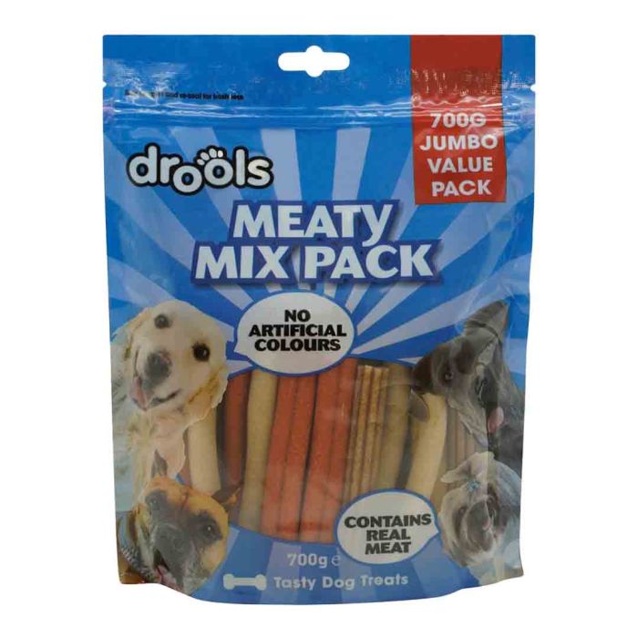 Drools Meaty Mix Pack Dog Treats 700g