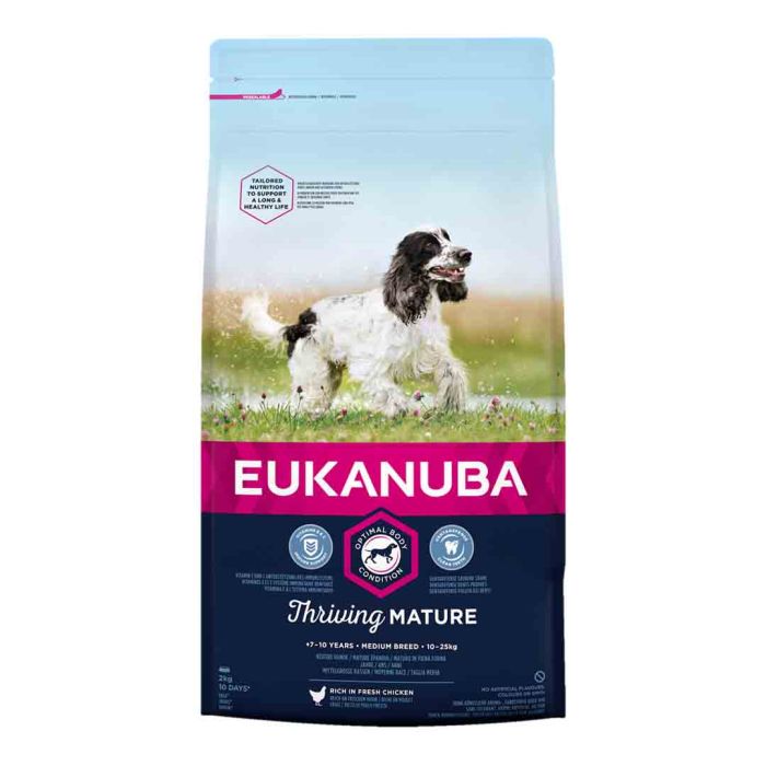 Eukanuba Medium Breed Senior Dog Food Chicken 2kg