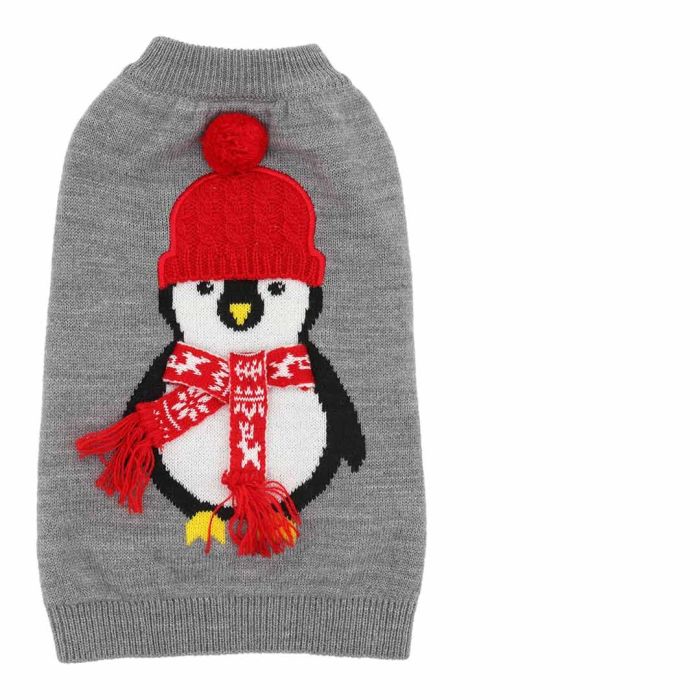 Rufus & Rosie Penguin Dog Christmas Jumper