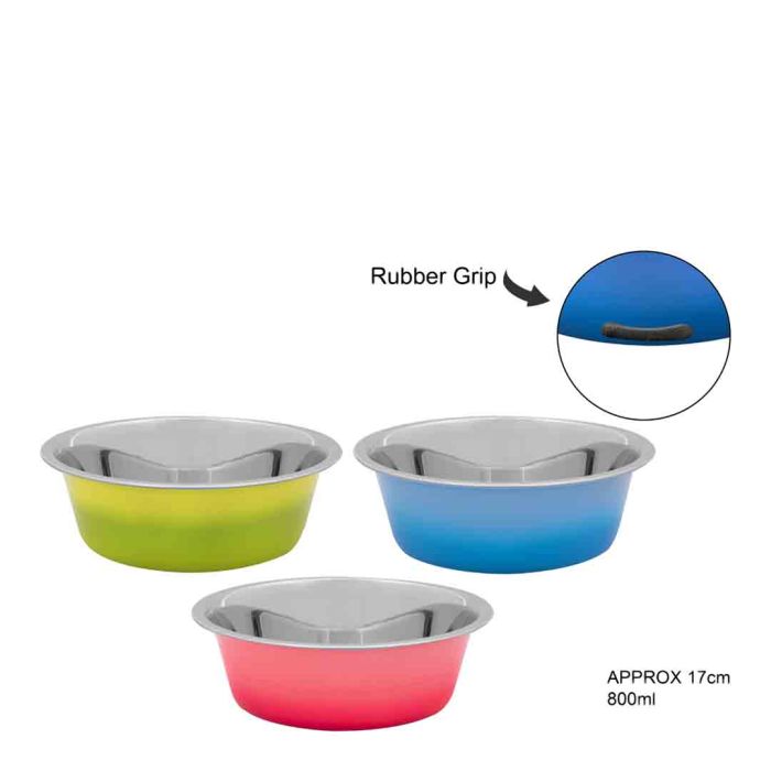 Summer Ombre Stainless Steel Bowl, 17Cm
