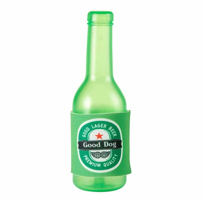 Rufus & Rosie TPR Beer Bottle Dog Toy