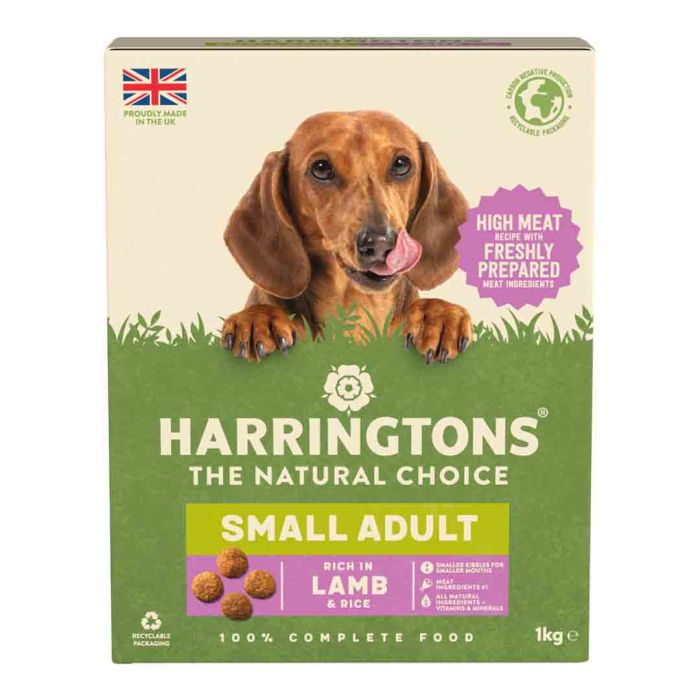 Harringtons Lamb & Rice Dry Dog Food for Small Dogs