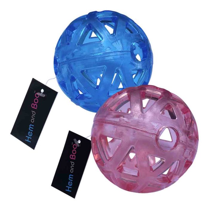 Hem & Boo Crystal Holey Dog Ball 10cm