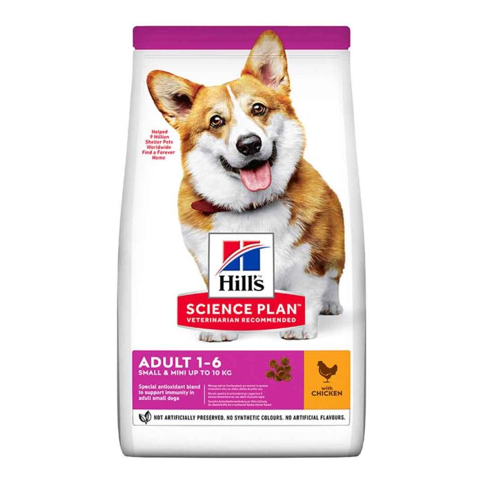 Hill's Science Plan Adult Small & Mini Dry Dog Food Chicken Flavour 3kg