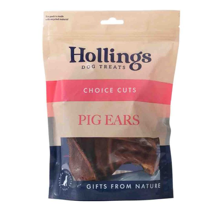 Hollings Dried Pigs Ears 10 Pack