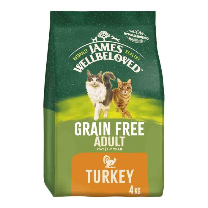James Wellbeloved Grain Free Adult Turkey Dry Cat Food