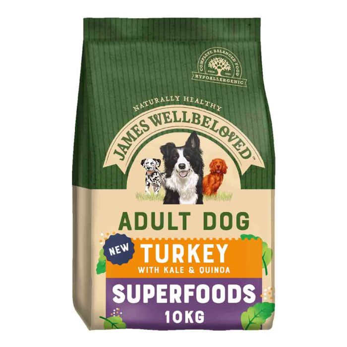 James Wellbeloved Superfoods Adult Turkey with Kale & Quinoa
