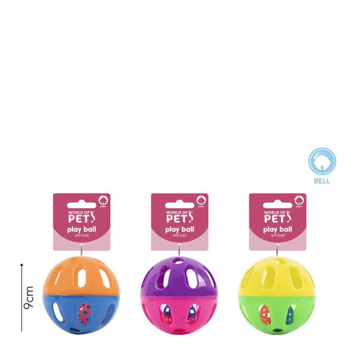 Smart Choice Play Ball Cat Toy With Bell