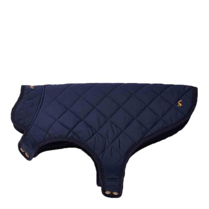 Joules Navy Quilted Coat Medium